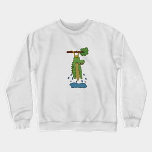 Croki, Lokigator with tree Crewneck Sweatshirt